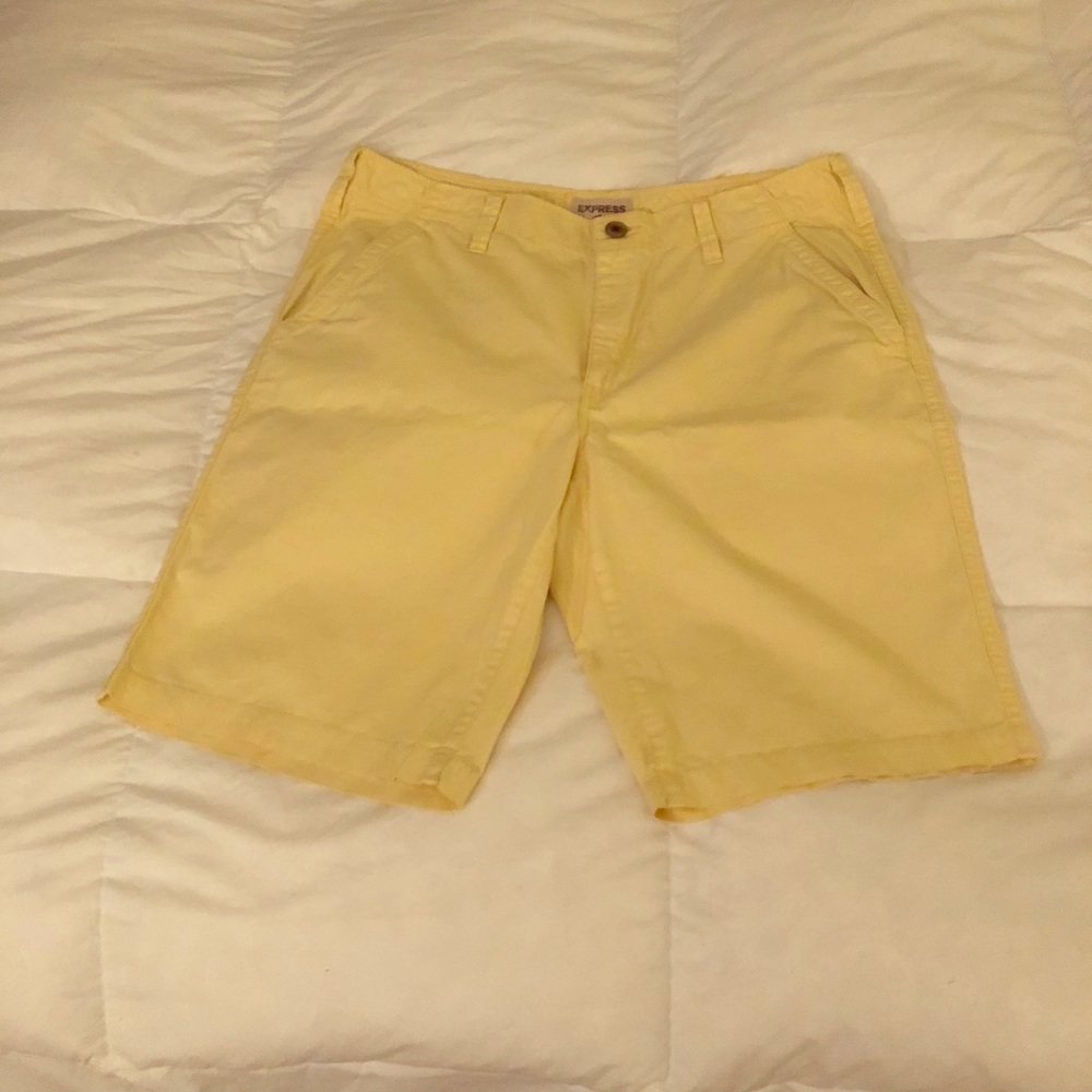 Express Yellow shorts